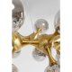 KARE DESIGN Pendant Lamp Atomic Balls Brass 74cm