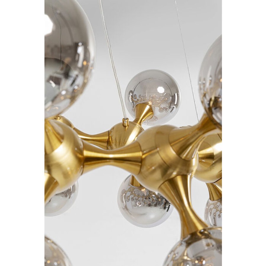 KARE DESIGN Pendant Lamp Atomic Balls Brass 74cm