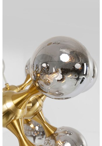 KARE DESIGN Pendant Lamp Atomic Balls Brass 74cm