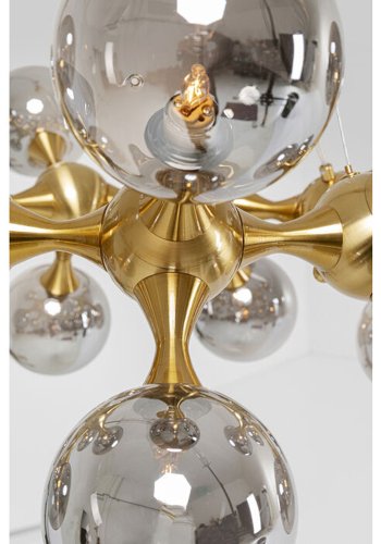 KARE DESIGN Pendant Lamp Atomic Balls Brass 74cm