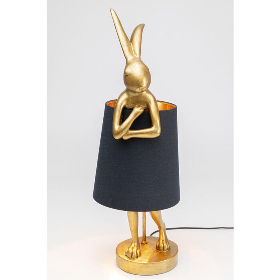 KARE DESIGN Table Lamp Animal Rabbit Gold/Black 68cm