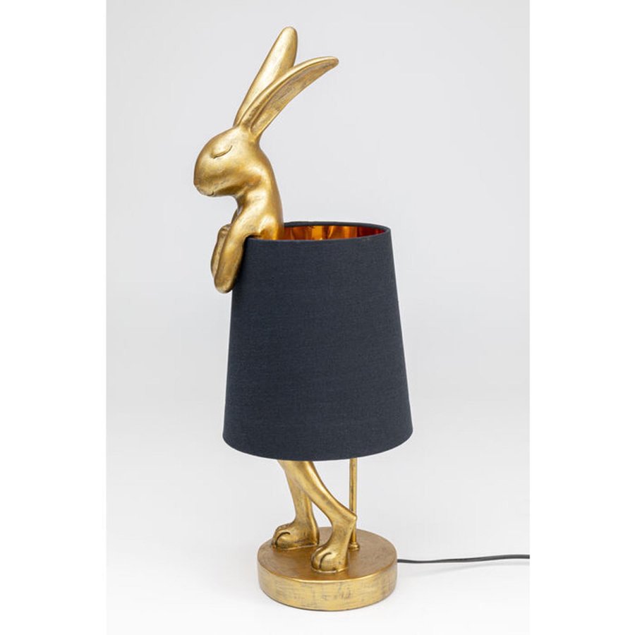 KARE DESIGN Table Lamp Animal Rabbit Gold/Black 68cm