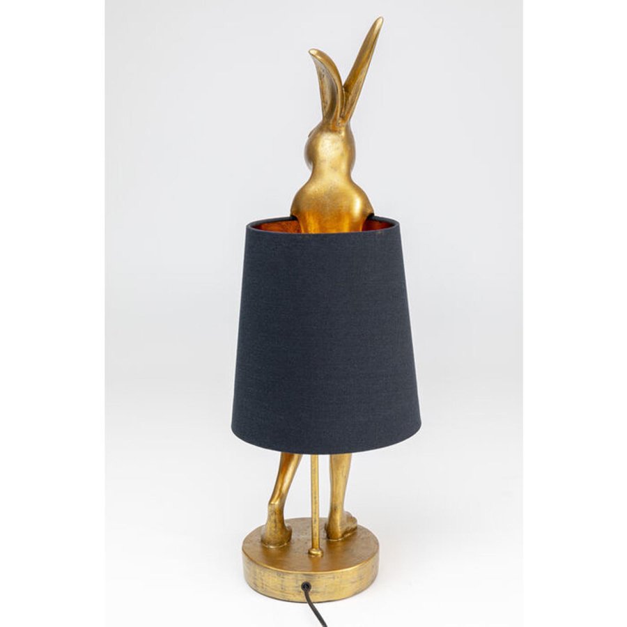 KARE DESIGN Table Lamp Animal Rabbit Gold/Black 68cm