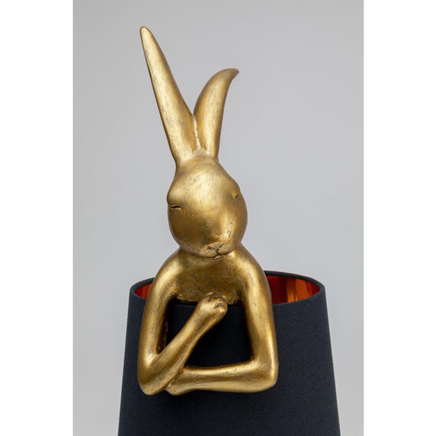 KARE DESIGN Table Lamp Animal Rabbit Gold/Black 68cm