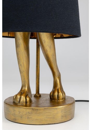 KARE DESIGN Table Lamp Animal Rabbit Gold/Black 68cm