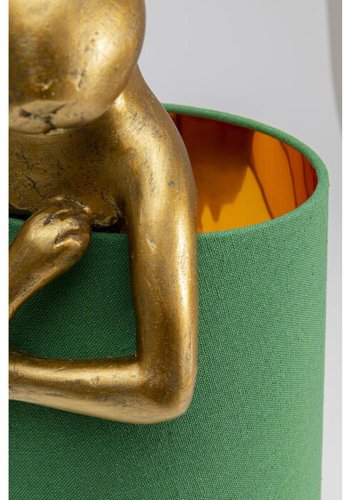 KARE DESIGN Table Lamp Animal Rabbit Gold/Green 68cm