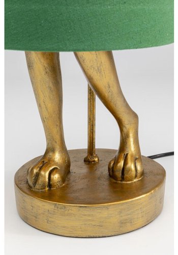 KARE DESIGN Table Lamp Animal Rabbit Gold/Green 68cm