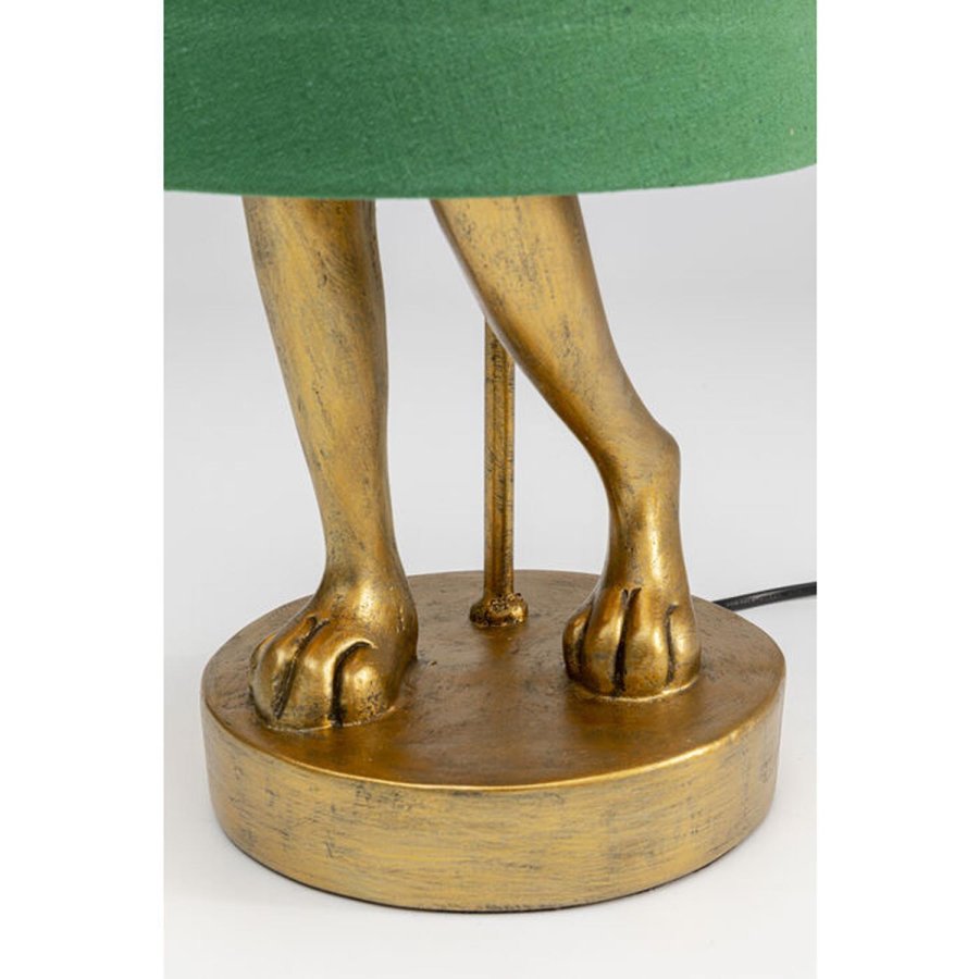 KARE DESIGN Table Lamp Animal Rabbit Gold/Green 68cm