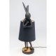KARE DESIGN Table Lamp Animal Rabbit Matt Black 68cm