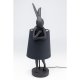 KARE DESIGN Table Lamp Animal Rabbit Matt Black 68cm