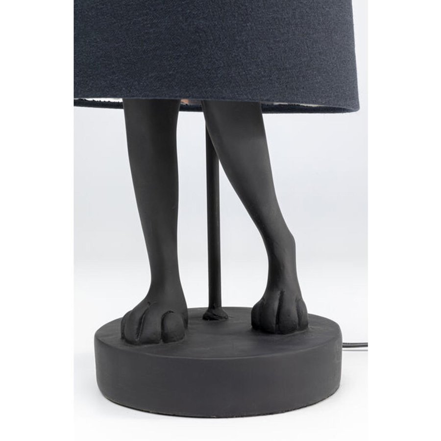 KARE DESIGN Table Lamp Animal Rabbit Matt Black 68cm