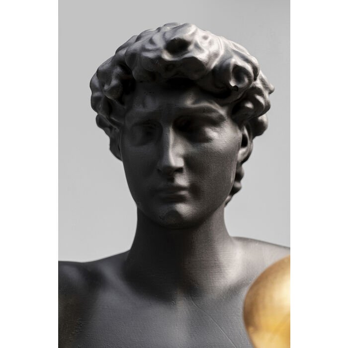 KARE DESIGN Balboa figur - polyresin med gyldne boksehandsker (H:40)