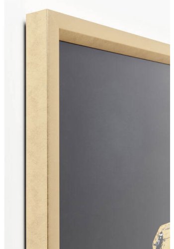 KARE DESIGN Frame billede - sort og guld, 115x115