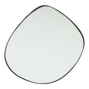 KARE DESIGN asymmetrisk Göteborg vgspejl - spejlglas og sort stl