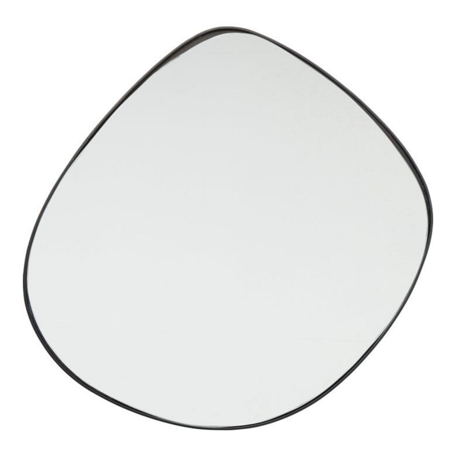KARE DESIGN asymmetrisk Göteborg vgspejl - spejlglas og sort stl