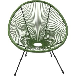 KARE DESIGN Acapulco Green lnestol/havestol - grn polyethylen og stl