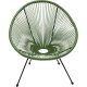 KARE DESIGN Acapulco Green lnestol/havestol - grn polyethylen og stl