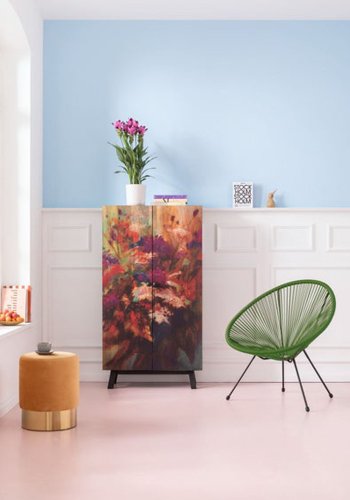 KARE DESIGN Acapulco Green lnestol/havestol - grn polyethylen og stl