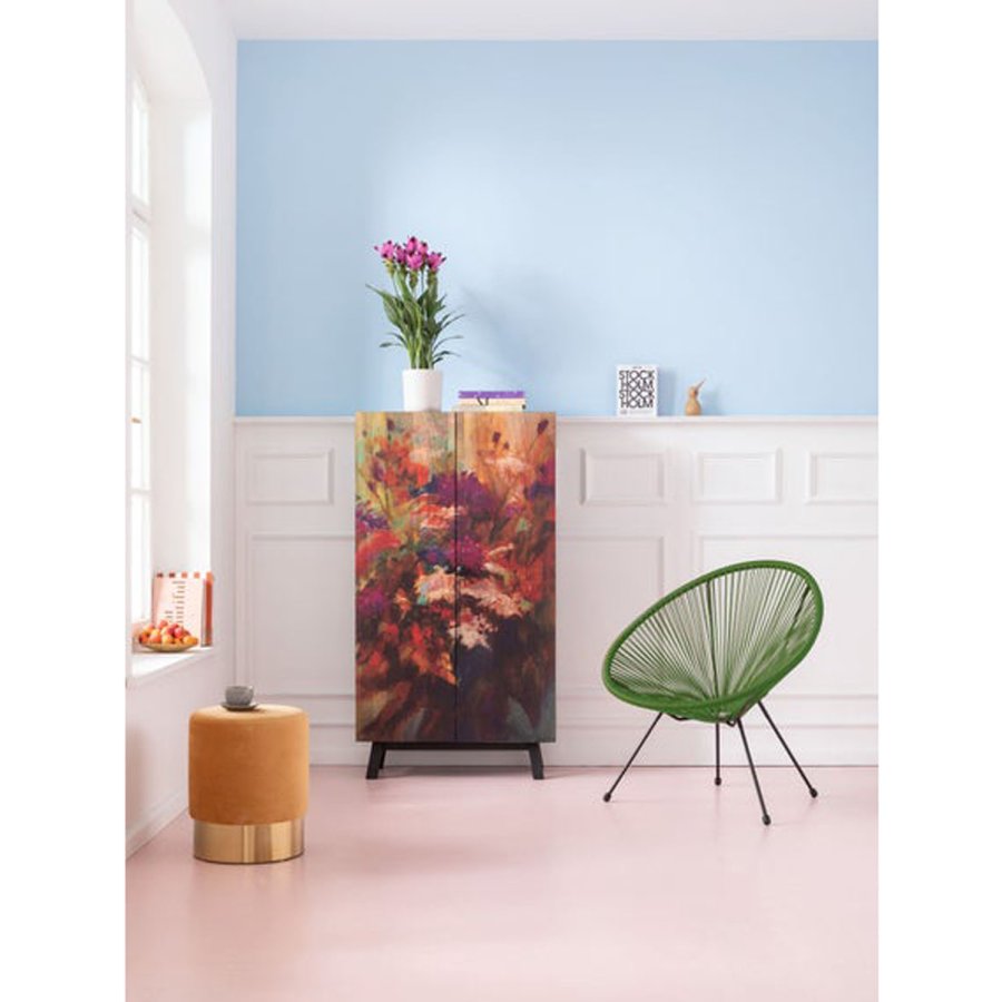 KARE DESIGN Acapulco Green lnestol/havestol - grn polyethylen og stl