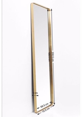 KARE DESIGN Mirror Curve MO Brass 70x200cm