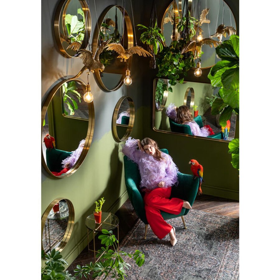 KARE DESIGN Mirror Curve MO Brass 100