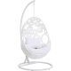 KARE DESIGN Ibiza White hngestol - hvid polyester, polyrattan og stl