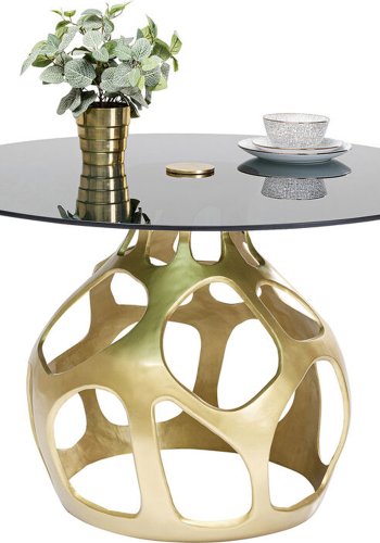 KARE DESIGN Table Volcano Gold 120cm