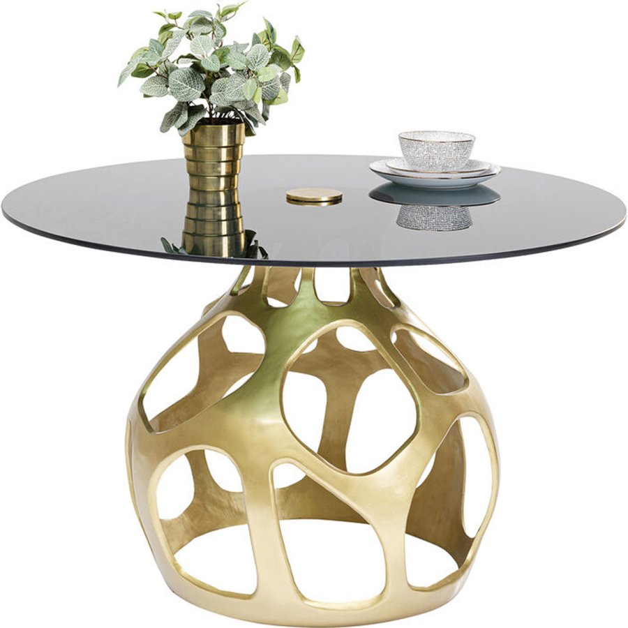 KARE DESIGN Table Volcano Gold 120cm
