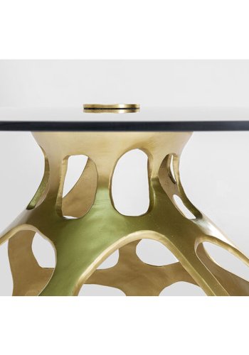 KARE DESIGN Table Volcano Gold 120cm