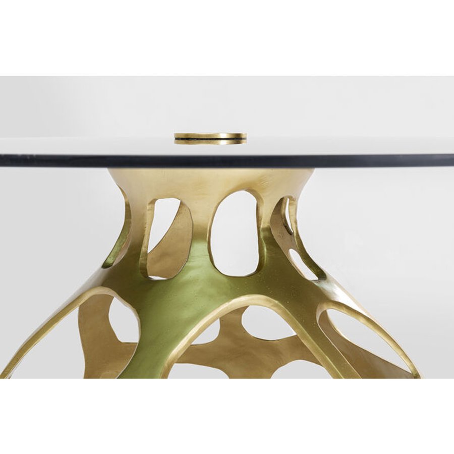 KARE DESIGN Table Volcano Gold 120cm