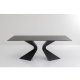 KARE DESIGN Table Gloria Black Ceramic Black 200x100cm