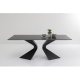 KARE DESIGN Table Gloria Black Ceramic Black 200x100cm