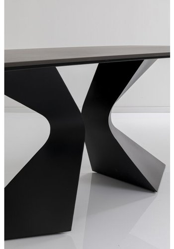 KARE DESIGN Table Gloria Black Ceramic Black 200x100cm