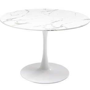 KARE DESIGN Table Veneto Marble White 110cm