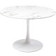 KARE DESIGN Table Veneto Marble White 110cm