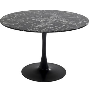 KARE DESIGN Table Veneto Marble Black 110cm
