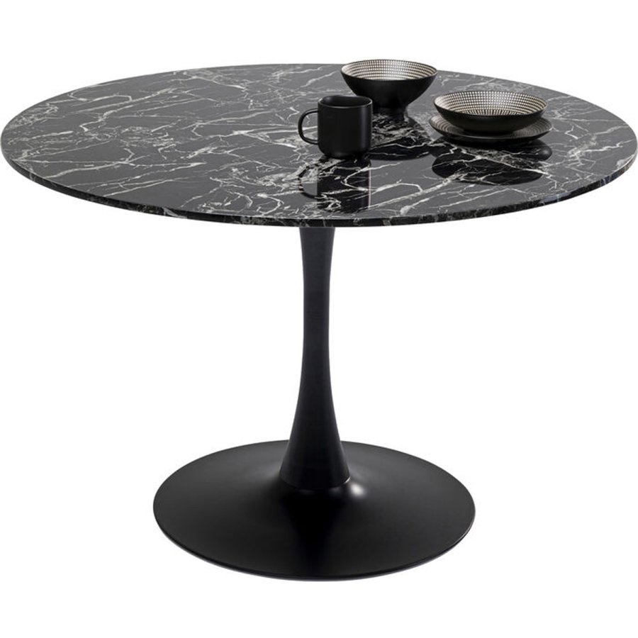KARE DESIGN Table Veneto Marble Black 110cm