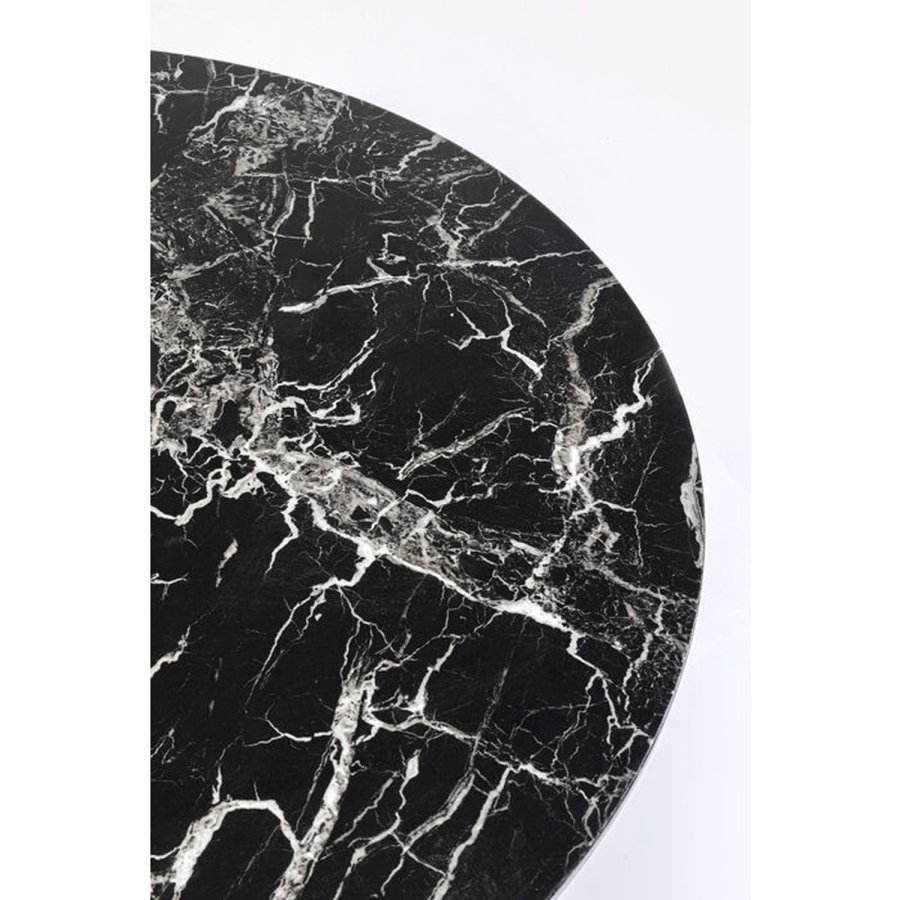 KARE DESIGN Table Veneto Marble Black 110cm