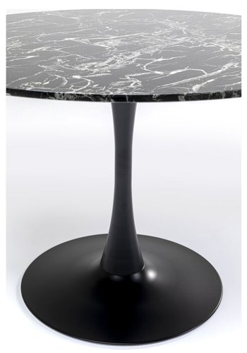 KARE DESIGN Table Veneto Marble Black 110cm