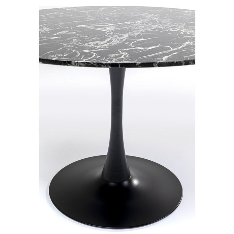 KARE DESIGN Table Veneto Marble Black 110cm