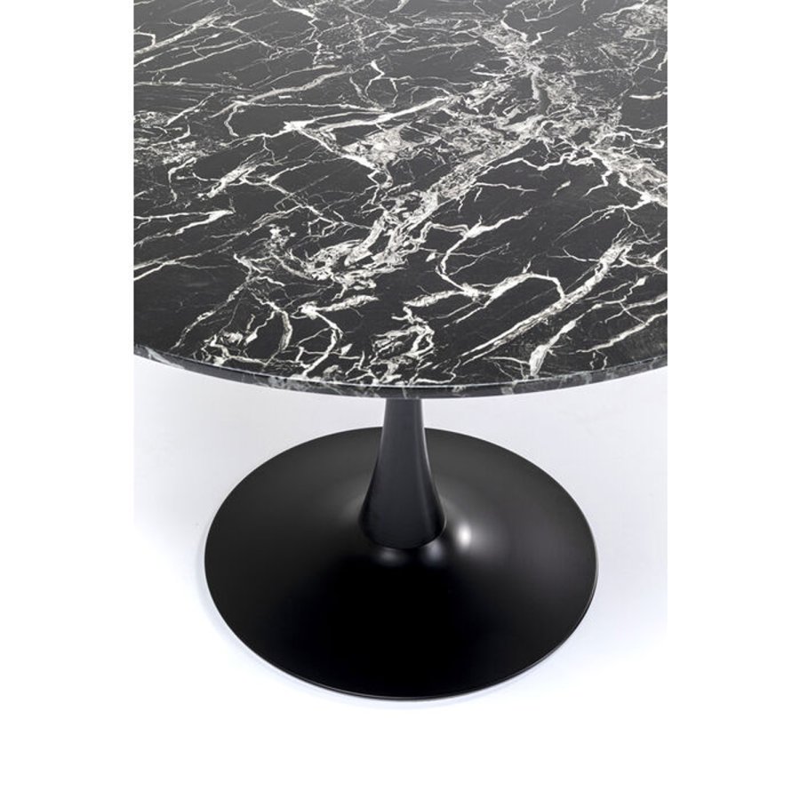 KARE DESIGN Table Veneto Marble Black 110cm
