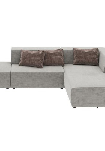 KARE DESIGN Corner Sofa Infinity Vegas Grey