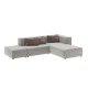 KARE DESIGN Corner Sofa Infinity Vegas Grey