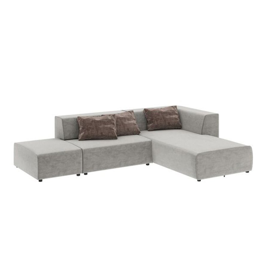 KARE DESIGN Corner Sofa Infinity Vegas Grey