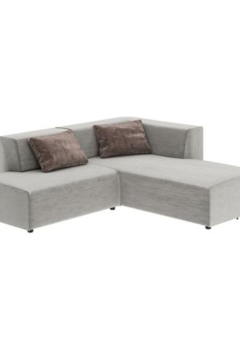 KARE DESIGN Corner Sofa Infinity Boston Grey