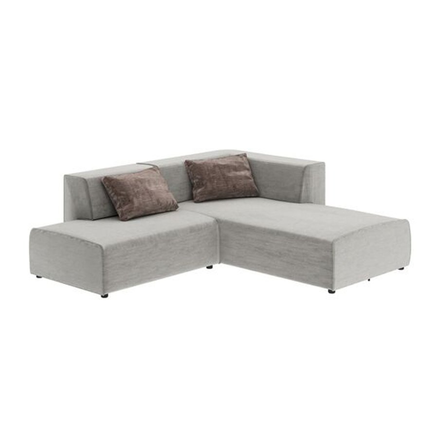 KARE DESIGN Corner Sofa Infinity Boston Grey
