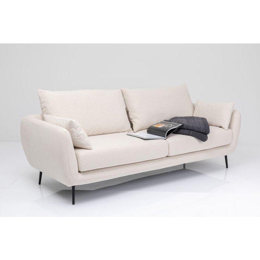 KARE DESIGN Sofa Amalfi 2-Seater Cream 219cm