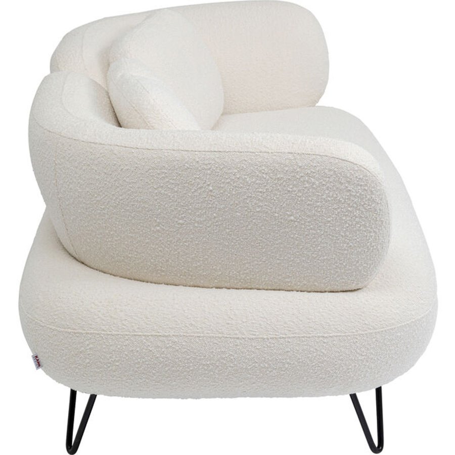 KARE DESIGN Sofa Peppo 2-Seater White 182cm