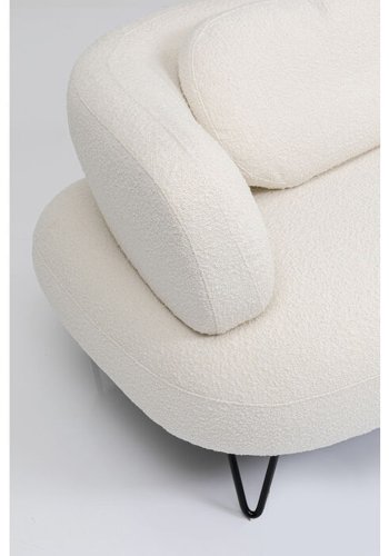 KARE DESIGN Sofa Peppo 2-Seater White 182cm