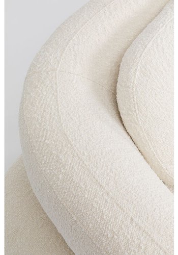 KARE DESIGN Sofa Peppo 2-Seater White 182cm